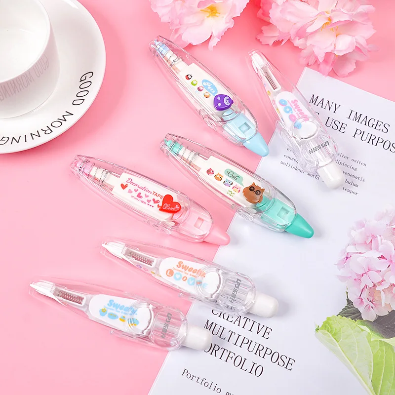 1PC Kawaii Animals Creative Press Correction Tape Cute Decorative Belt Student School Supplies
1PC Kawaii Animals Creative Press Correction Tape Cute Decorative Belt Student School Supplies