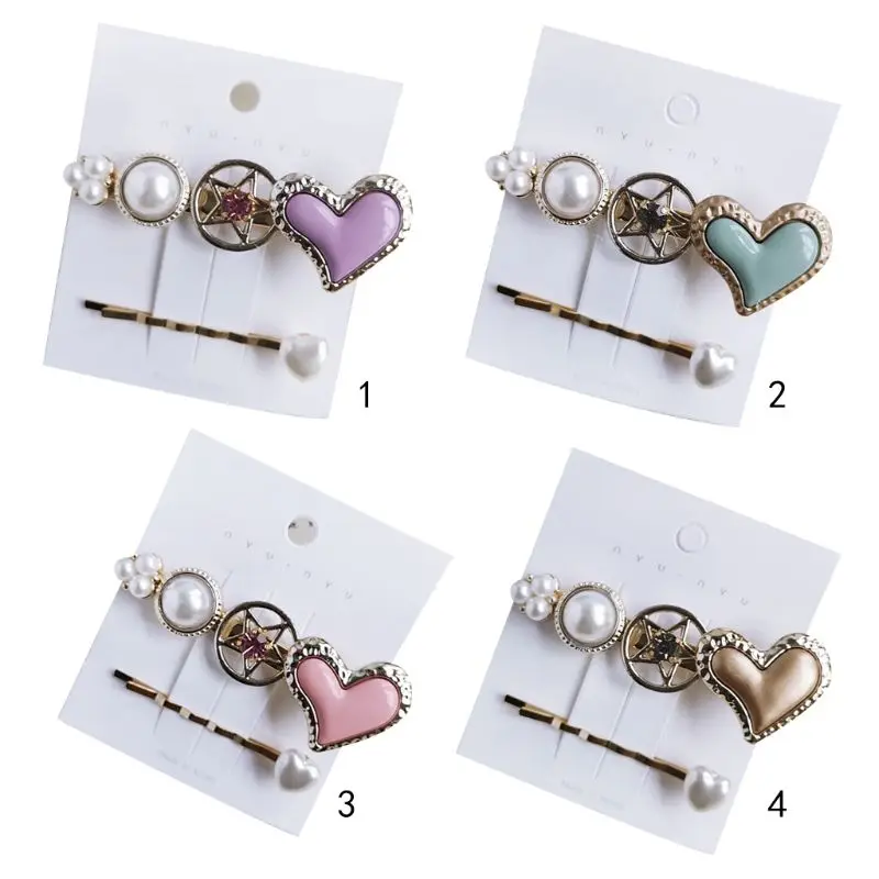 Korean Imitation Pearl Jewelry Hair Clips Women Girls Candy Color Heart Hollow Star Wavy Bobby Pins Styling Accessories
Korean Imitation Pearl Jewelry Hair Clips Women Girls Candy Color Heart Hollow Star Wavy Bobby Pins Styling Accessories