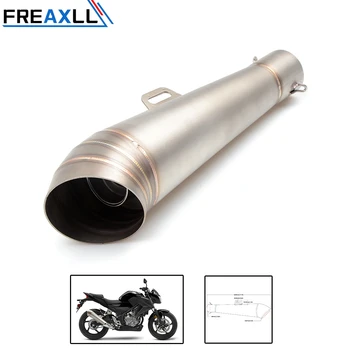 36-51MM Modified motorcycle exhaust pipe stainless steel fried tube exhaust pipe FOR HONDA R1 R6 ZX-6R ZX-10R GSXR 750 1000 KTM
36-51MM Modified motorcycle exhaust pipe stainless steel fried tube exhaust pipe FOR HONDA R1 R6 ZX-6R ZX-10R GSXR 750 1000 KTM