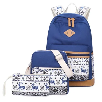Fresh Canvas Women Backpack Big Girl Student Book Bag with Purse Laptop 3pcs Set Bag High Quality Ladies School Bag for Teenager
Fresh Canvas Women Backpack Big Girl Student Book Bag with Purse Laptop 3pcs Set Bag High Quality Ladies School Bag for Teenager