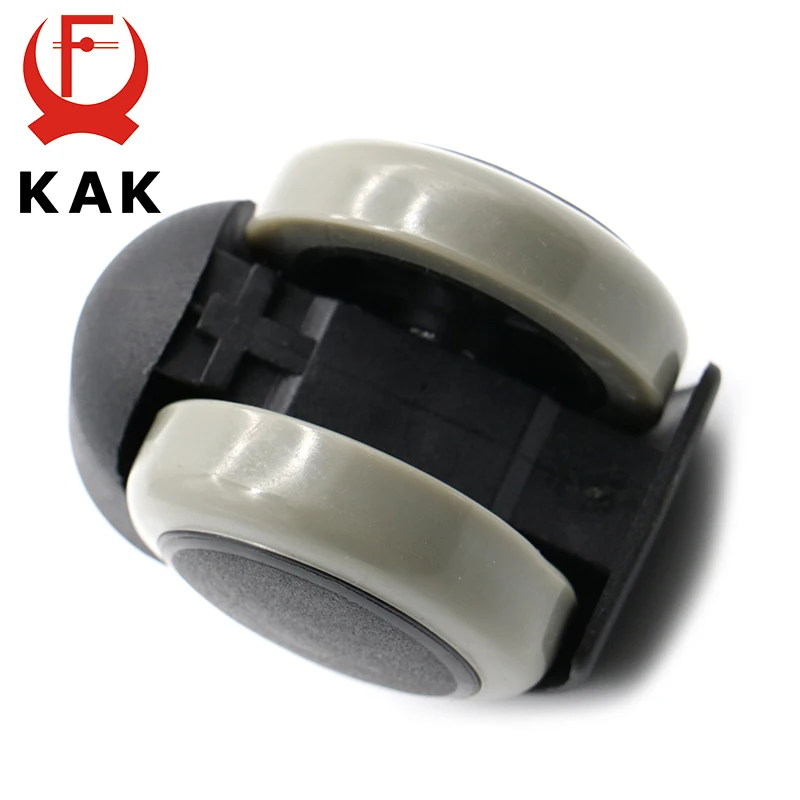 Универсальные бесшумные колесики KAK серого цвета 50 кг 2 дюйма сменные вращающиеся