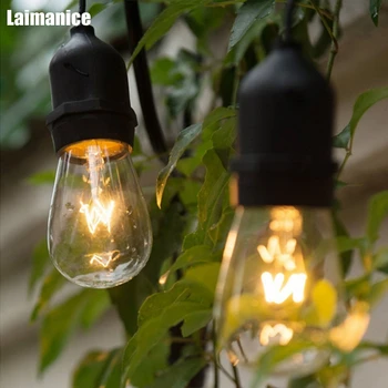 2Pcs EU AU US Plug 14.4M Waterproof 15LED String Light Cafe Edison Vintage Bistro Porch Wedding Party Ambiance Decoration Light
2Pcs EU AU US Plug 14.4M Waterproof 15LED String Light Cafe Edison Vintage Bistro Porch Wedding Party Ambiance Decoration Light