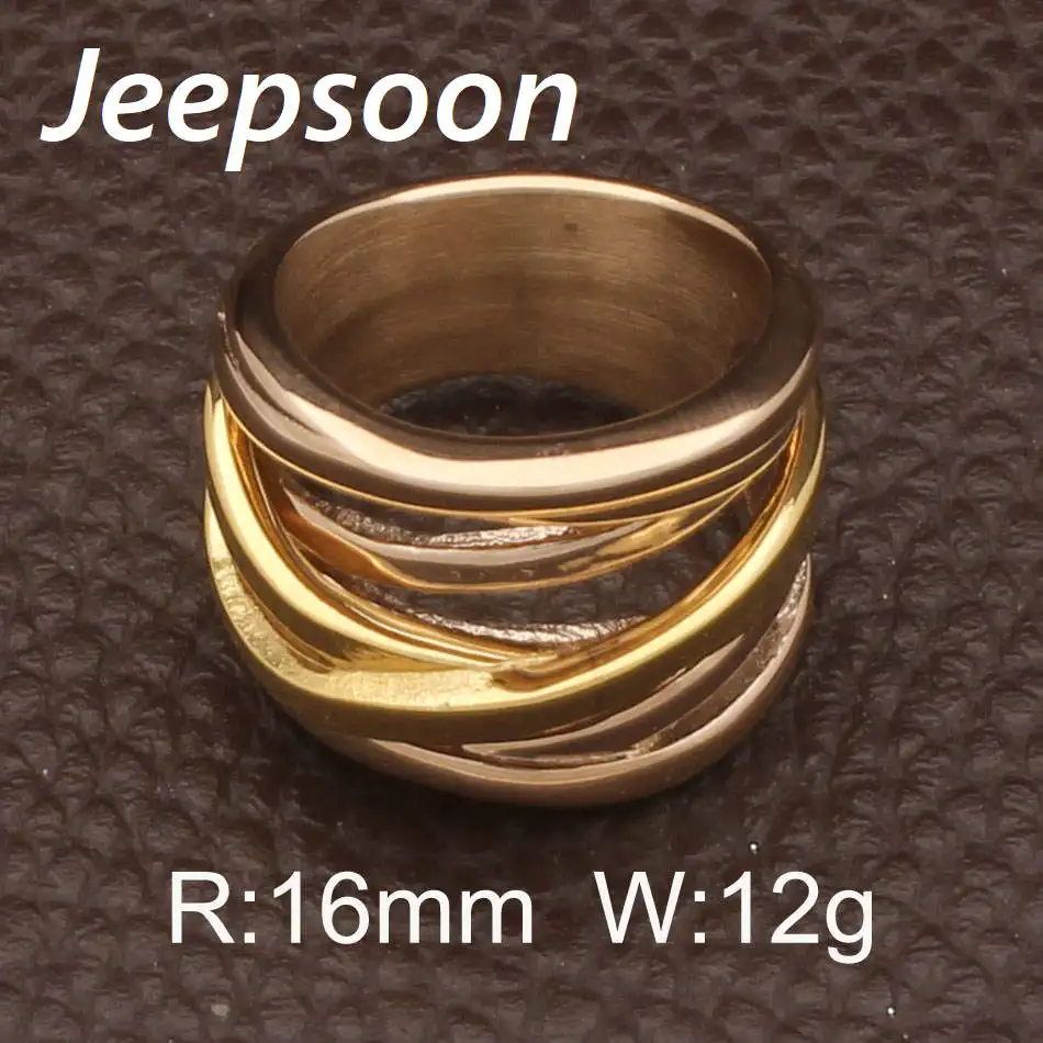 Hot Wholesale Newest Fashion Jewelry stainless stee gold color Superior quality Irregular rings for women Gift RBJHABBH
Hot Wholesale Newest Fashion Jewelry stainless stee gold color Superior quality Irregular rings for women Gift RBJHABBH