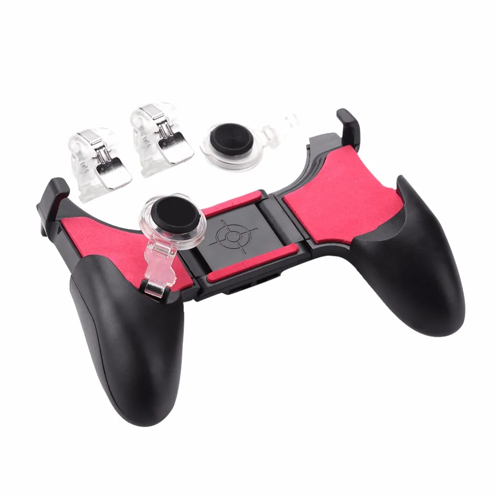 5 in 1 Gamepad Joystick Controller With L1 R1 Fire Shooter Buttons Trigger Handle For Mobile Phone PUBG for iPhone Android
5 in 1 Gamepad Joystick Controller With L1 R1 Fire Shooter Buttons Trigger Handle For Mobile Phone PUBG for iPhone Android