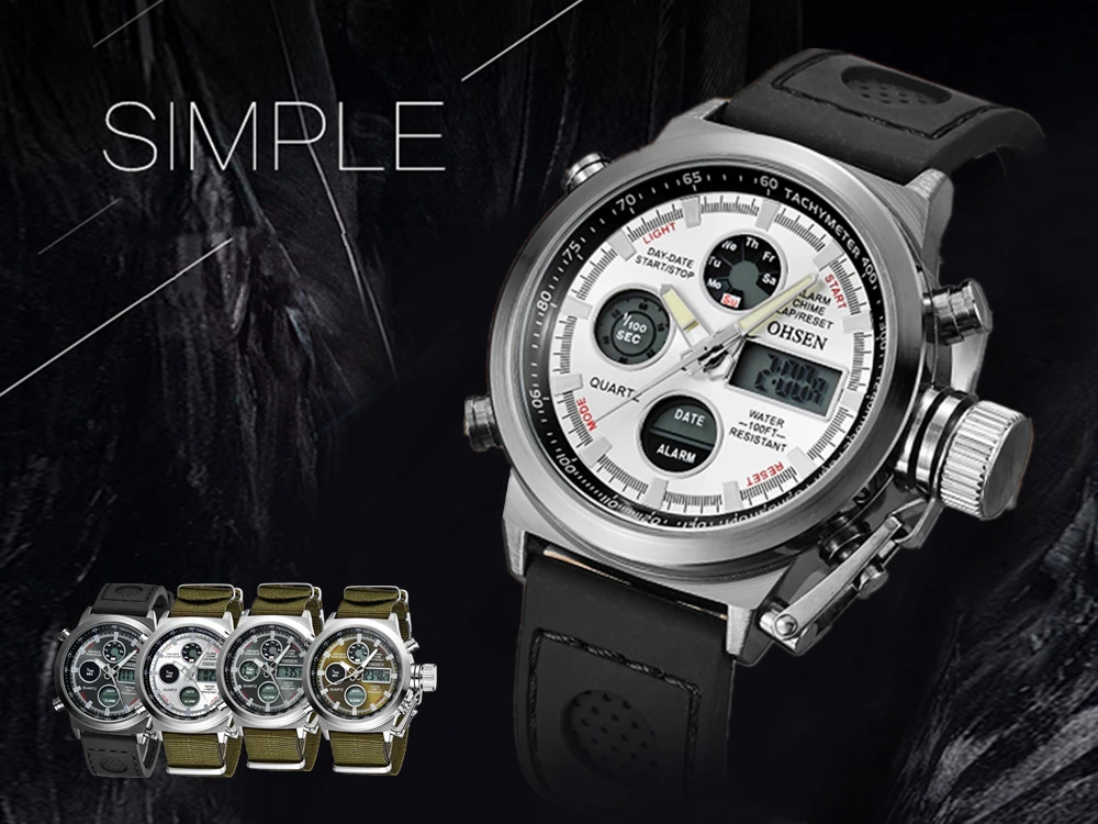 ohsen watch ad1601 manual