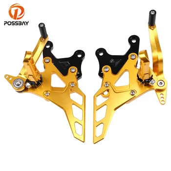 POSSBAY Motorcycle Adjustable Rearset Foot Pegs Footrest Sets CNC Aluminum fit for Kawasaki Z900 2017 Motorbike Foot Pegs Set
POSSBAY Motorcycle Adjustable Rearset Foot Pegs Footrest Sets CNC Aluminum fit for Kawasaki Z900 2017 Motorbike Foot Pegs Set