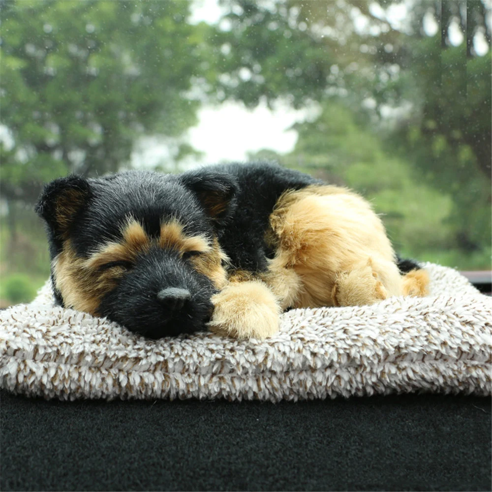Fancytrader Cute Animals Cat Fox Dog Panda Lying on Blanket Toys Purify Air Cars Decoration Doll17