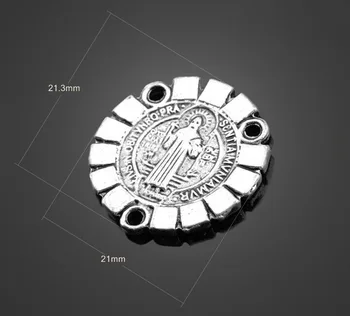 100pcs Antique Silver Virgin Mary Connector Charms Pendant-DIY Findings Earrings Necklace Bracelets Accessories 21.3mmX21mm
100pcs Antique Silver Virgin Mary Connector Charms Pendant-DIY Findings Earrings Necklace Bracelets Accessories 21.3mmX21mm