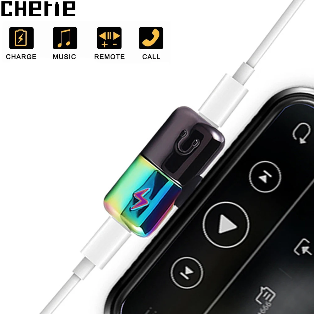 Cherie Charging Headphone Jack Adapter For iPhone 7 8 Plus X XR XS MAX IOS Dongle Aux Headset Charger Splitter Adaptor Connector
Cherie Charging Headphone Jack Adapter For iPhone 7 8 Plus X XR XS MAX IOS Dongle Aux Headset Charger Splitter Adaptor Connector