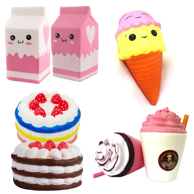 1pcs new Squishy Slow Rising cake Ice Cream toys Squishy Milk Coffee cup model Squeeze Toys Kids Gags and joke toys
1pcs new Squishy Slow Rising cake Ice Cream toys Squishy Milk Coffee cup model Squeeze Toys Kids Gags and joke toys