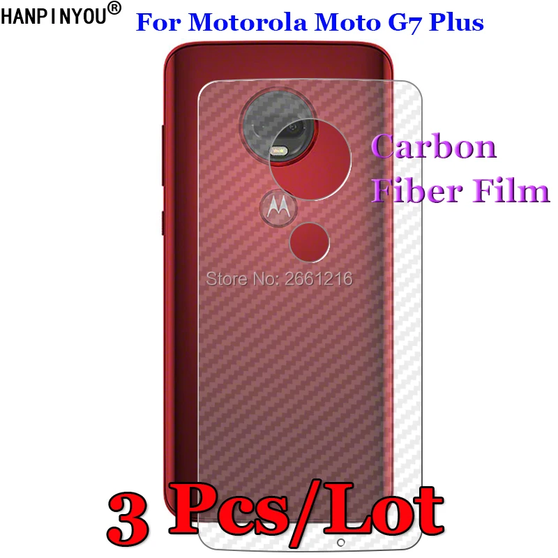 3 Pcs/Lot For Motorola Moto G7+ Plus 3D Non-slip Clear Carbon Fiber Back Film Screen Protector Protective Sticker (Not Glass)
3 Pcs/Lot For Motorola Moto G7+ Plus 3D Non-slip Clear Carbon Fiber Back Film Screen Protector Protective Sticker (Not Glass)