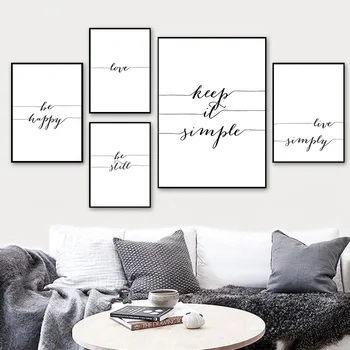 Nordic Minimalist Black White Art Canvas Painting Poster Quote Wall Print Pictures For Living Room Modern Home Decoration AL127
Nordic Minimalist Black White Art Canvas Painting Poster Quote Wall Print Pictures For Living Room Modern Home Decoration AL127