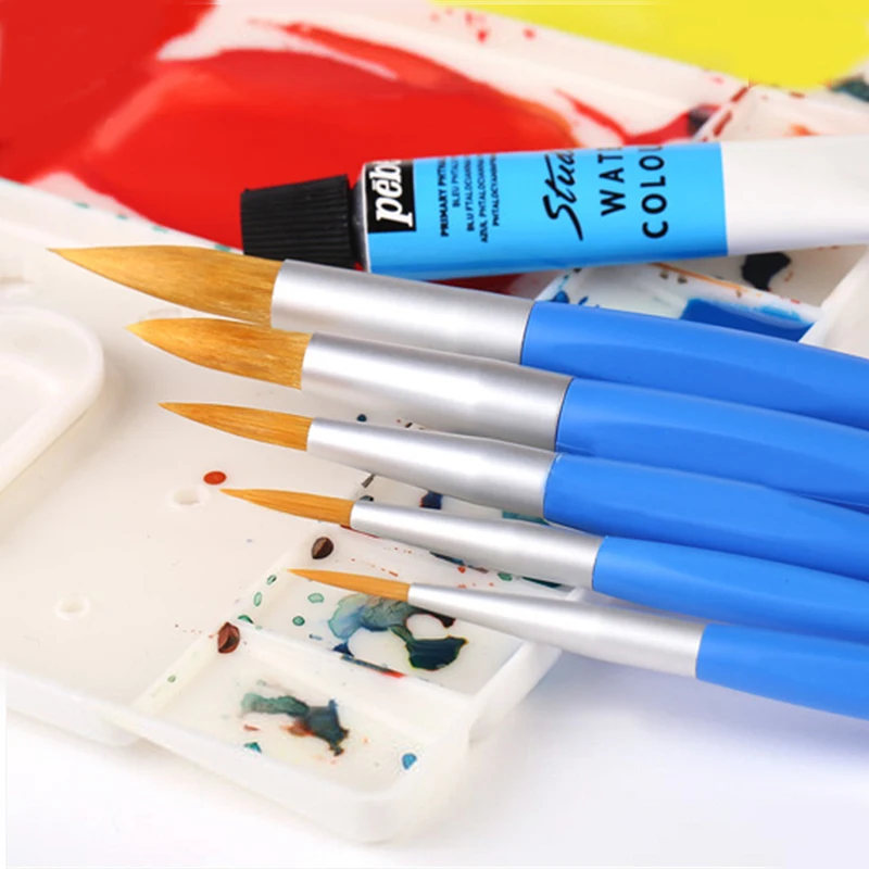 Professional Paint Brush Round Tip Oil Brush Nylon Hair Paint Brush Acrylics Brush Drawing Painting Art for Supplies 
Professional Paint Brush Round Tip Oil Brush Nylon Hair Paint Brush Acrylics Brush Drawing Painting Art for Supplies