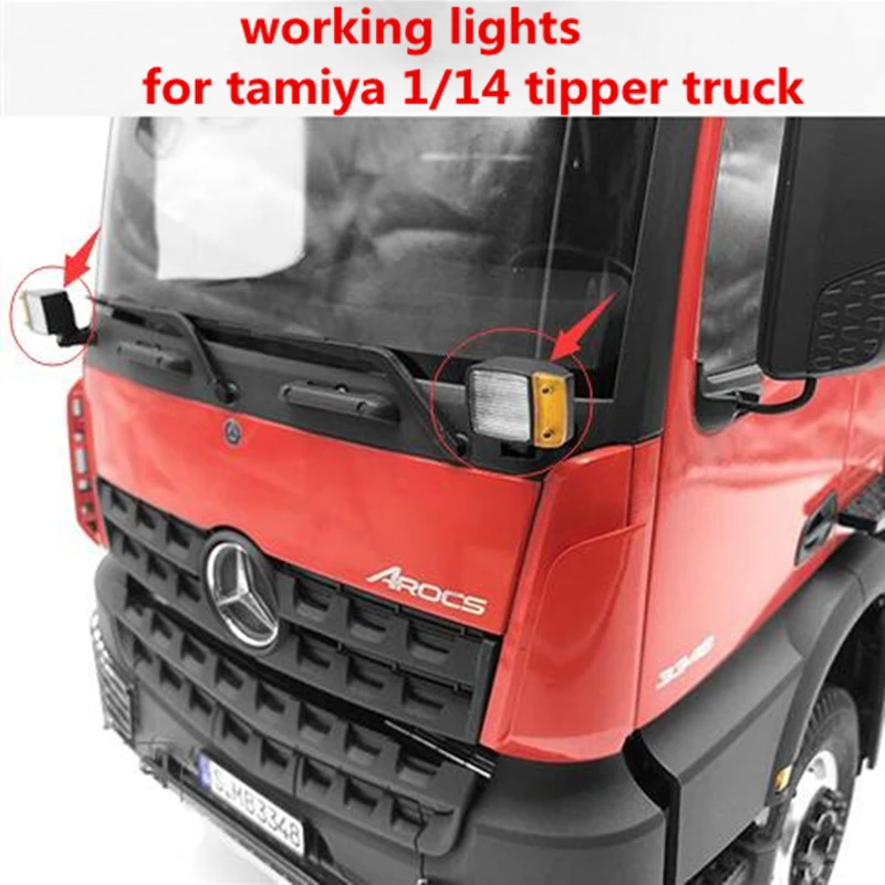 Tamiya arocs truck upgrade accessories front working light for tamiya 1/14 rc tipper truck benz 3348 remote control toys car
Tamiya arocs truck upgrade accessories front working light for tamiya 1/14 rc tipper truck benz 3348 remote control toys car