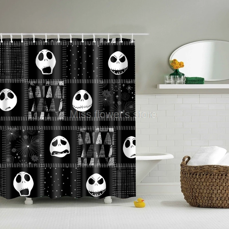 8 Different Forms Of Skull Pattern Design Custom Shower Curtains Bathroom Waterproof Mildew Polyester Fabric + 12 Hooks
8 Different Forms Of Skull Pattern Design Custom Shower Curtains Bathroom Waterproof Mildew Polyester Fabric + 12 Hooks