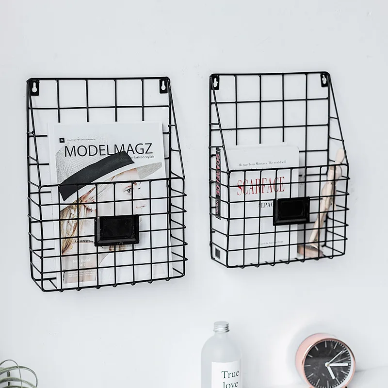 Iron Wall Hanging Storage Rack For Kitchen Home Books Storage Organization Grid Multi-purpose Storage Basket Decor Wall Shelves
Iron Wall Hanging Storage Rack For Kitchen Home Books Storage Organization Grid Multi-purpose Storage Basket Decor Wall Shelves