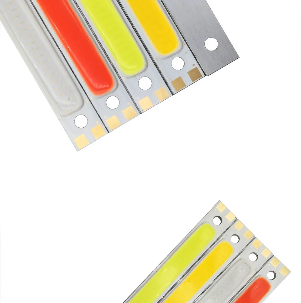 120mm 12v 10w 1000LM cob led light strip chip bulb lamp red blue white (5)
