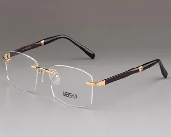 EYELOOK Brand Design Men Business Rimless Titanium Clear Lens Myopia Spectacle Eyeglasses Reading Eyewear Frame MS9022
EYELOOK Brand Design Men Business Rimless Titanium Clear Lens Myopia Spectacle Eyeglasses Reading Eyewear Frame MS9022