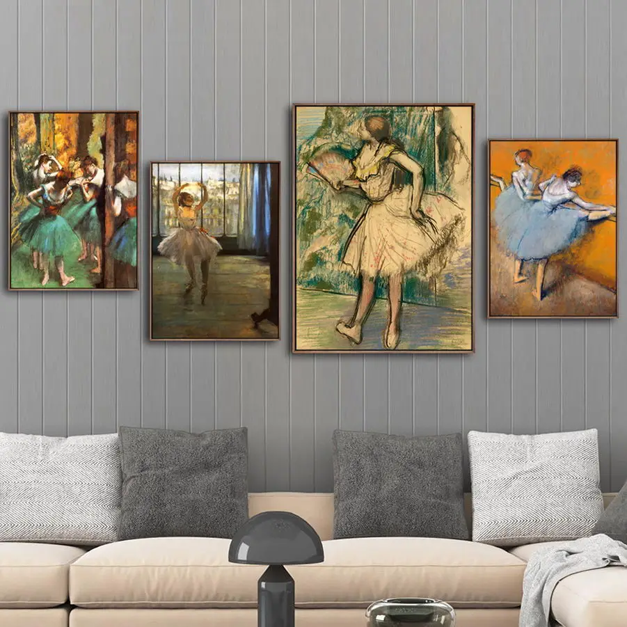 Home Decoration Print Canvas Art Wall Pictures for Living Room Poster Paitings French Edgar Degas Ballet dancer 2
Home Decoration Print Canvas Art Wall Pictures for Living Room Poster Paitings French Edgar Degas Ballet dancer 2