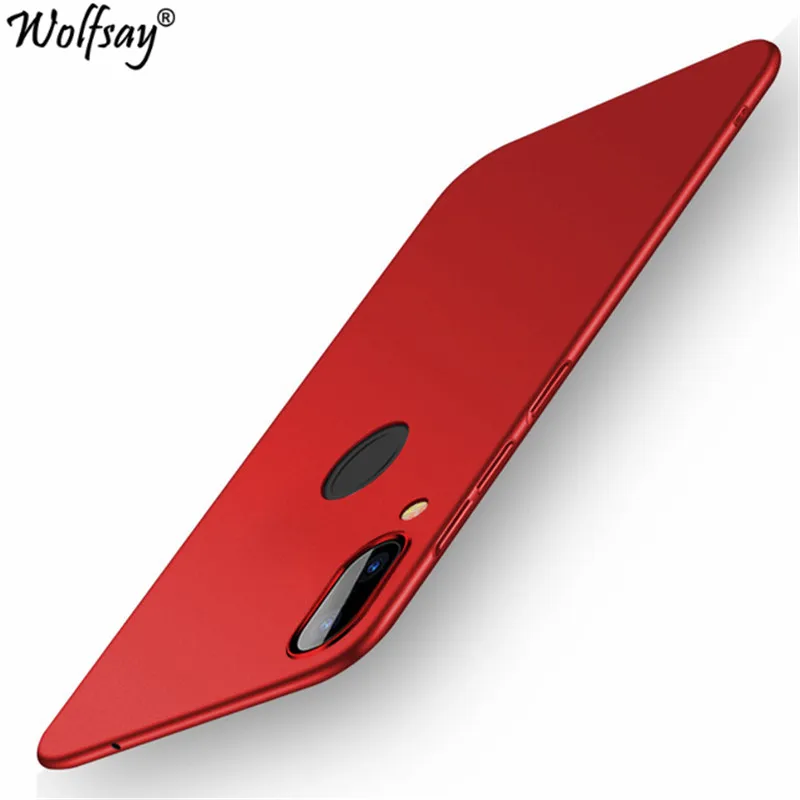 Чехол Wolfsay для Xiaomi Redmi Note 7 ультратонкий армированный жесткий чехол из