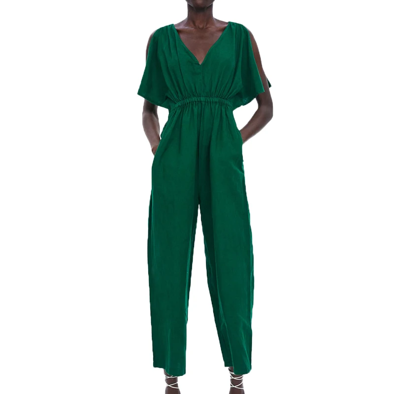Summer jumpsuit women 2019 casual green rompers womens jumpsuit short sleeve womens clothing wide leg jumpsuit vestidos
Summer jumpsuit women 2019 casual green rompers womens jumpsuit short sleeve womens clothing wide leg jumpsuit vestidos