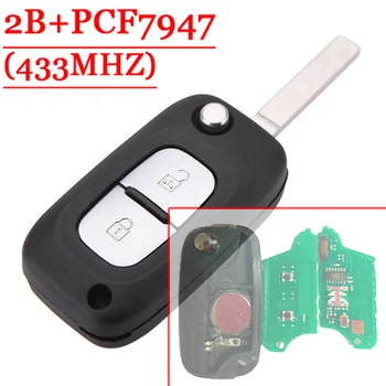 Free shipping 2 Button Remote Flip Key With PCF7947 Chip 433MHZ For Renault Clio(1piece)
Free shipping 2 Button Remote Flip Key With PCF7947 Chip 433MHZ For Renault Clio(1piece)