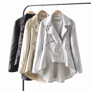 Women's Clothing 2019 Winter New Locomotive Pu Leather Jacket Female Short Section Slim Collar Collar Ladies Coat Women Lapel
Women's Clothing 2019 Winter New Locomotive Pu Leather Jacket Female Short Section Slim Collar Collar Ladies Coat Women Lapel