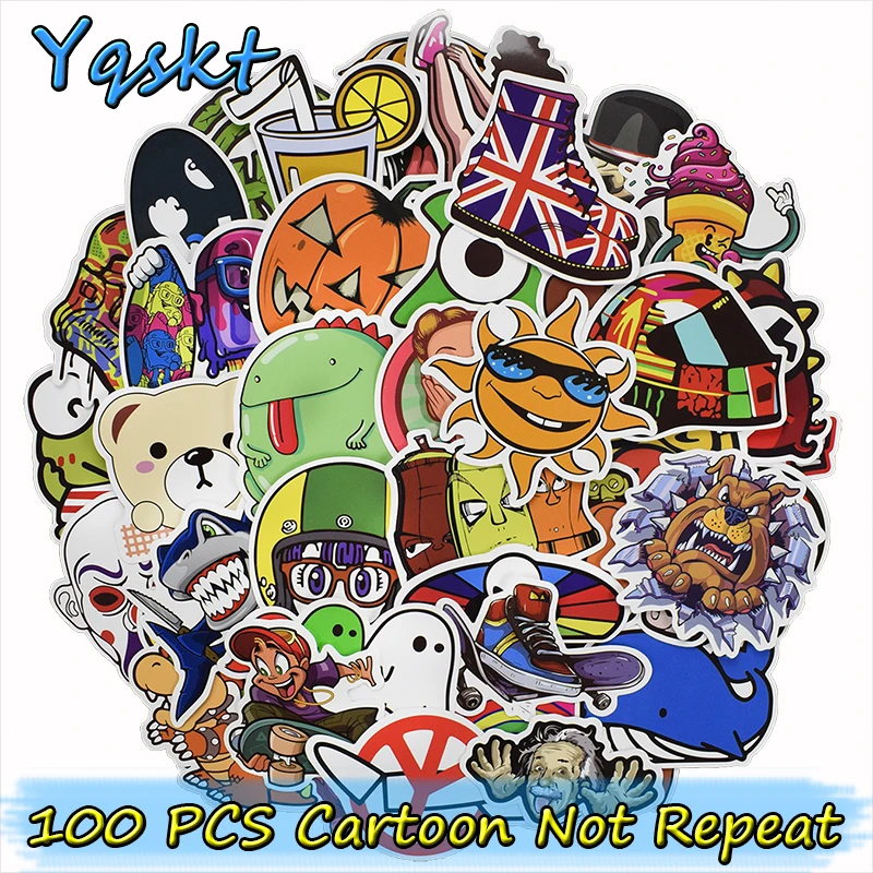 100 Pcs Funny Cartoon Stickers for Laptop Bicycles Phone Luggage Car Styling Home Decor Fashion Sticker Toy Anime DIY Decals
100 Pcs Funny Cartoon Stickers for Laptop Bicycles Phone Luggage Car Styling Home Decor Fashion Sticker Toy Anime DIY Decals