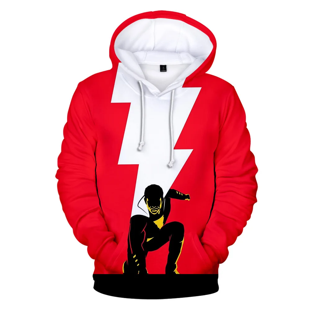 Fashion Captain Marvel Shazam Hoodies 3D Printed Men Hooded Winter Autumn Sweatshirt Party Halloween Costumes
Fashion Captain Marvel Shazam Hoodies 3D Printed Men Hooded Winter Autumn Sweatshirt Party Halloween Costumes