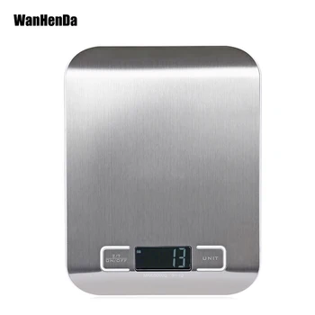 NEW LCD Digital Kitchen Scale Fingerprint-proof Stainless Steel Platform 5000g / 1g Weighing Device Electric Food Weight Scales
NEW LCD Digital Kitchen Scale Fingerprint-proof Stainless Steel Platform 5000g / 1g Weighing Device Electric Food Weight Scales
