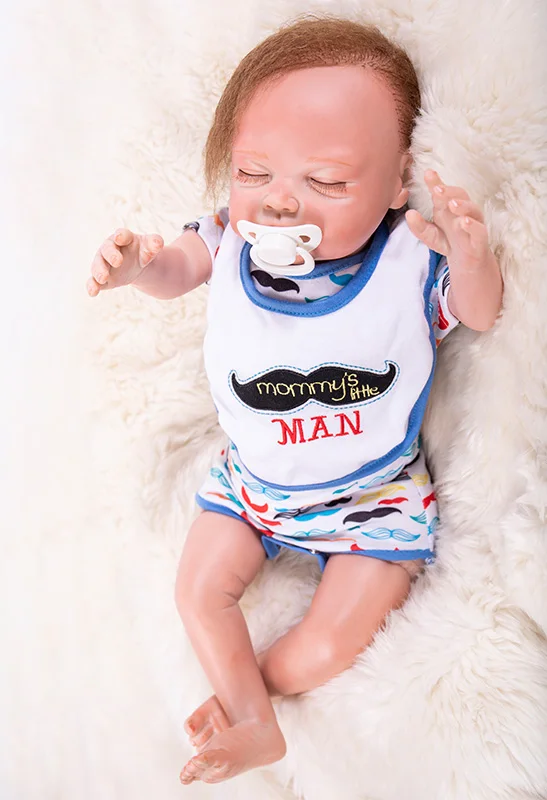 50cm 20" lifelike reborn silicone babies dolls newborn fashion playmate toy Bonecas Bebe realistic baby kids birthday gift
50cm 20" lifelike reborn silicone babies dolls newborn fashion playmate toy Bonecas Bebe realistic baby kids birthday gift