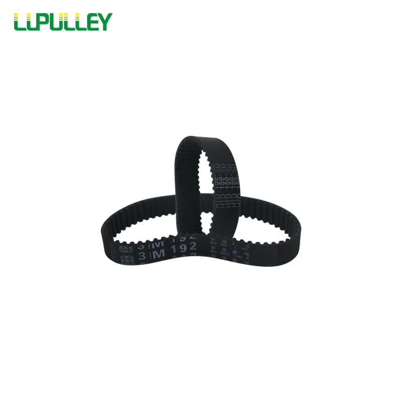 

LUPULLEY HTD 3M 207 Timing Belt 10/15mm Width Drive Belt 192/195/198/201/210mm Pitch Length HTD3M Synchronous Pulley Belt 2pcs