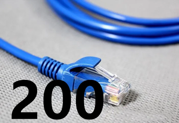 2019 Ethernet Cable High Speed RJ45 Network LAN Cable Router Computer Cable for Computer Router 200
2019 Ethernet Cable High Speed RJ45 Network LAN Cable Router Computer Cable for Computer Router 200