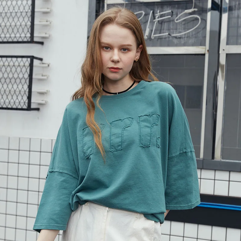Fashion youth street fashion style women's brand T-shirt spring, summer autumn stitching cropped sleeves cotton long coat women
Fashion youth street fashion style women's brand T-shirt spring, summer autumn stitching cropped sleeves cotton long coat women