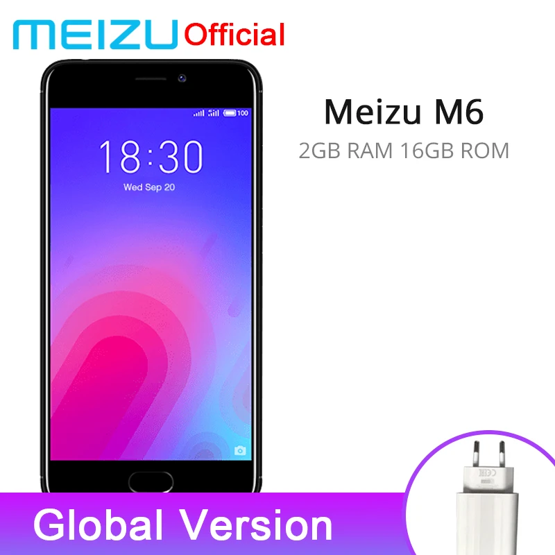 

Official Original Meizu M6 2GB 16GB Global Version Mobile Phone Octa Core 5.2 inch 13.0MP Rear Camera 3070mAh Fingerprint ID