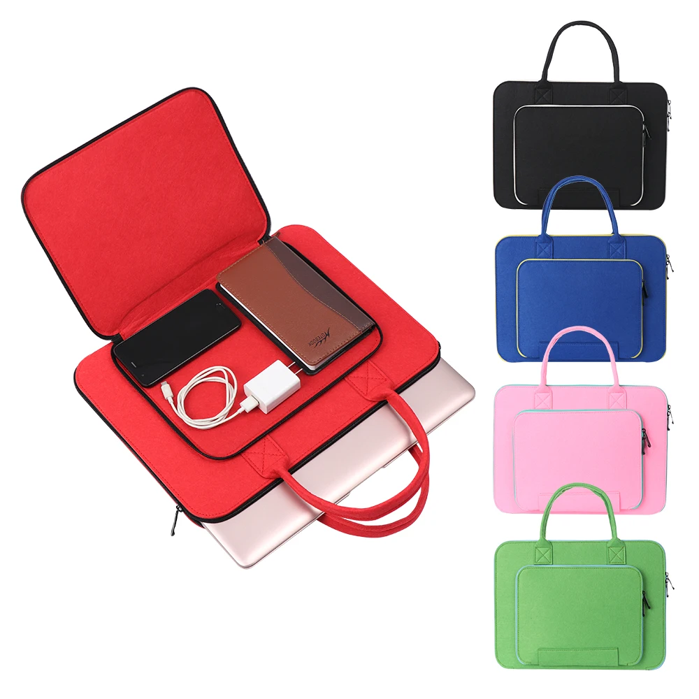 Fashion Portable Laptop Sleeve Bag Case Wool Felt Cover Notebook Computer Handbag for HP Dell Lenovo MacBook Air Pro 11 13 15
Fashion Portable Laptop Sleeve Bag Case Wool Felt Cover Notebook Computer Handbag for HP Dell Lenovo MacBook Air Pro 11 13 15