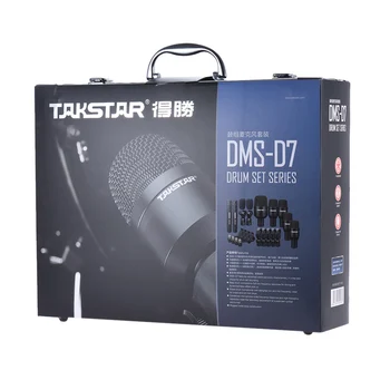 Drum Set Wired Microphone Takstar Drum Set Metal Wired Microphone Mic Kit Professional Musical Instruments DMS-D7
Drum Set Wired Microphone Takstar Drum Set Metal Wired Microphone Mic Kit Professional Musical Instruments DMS-D7