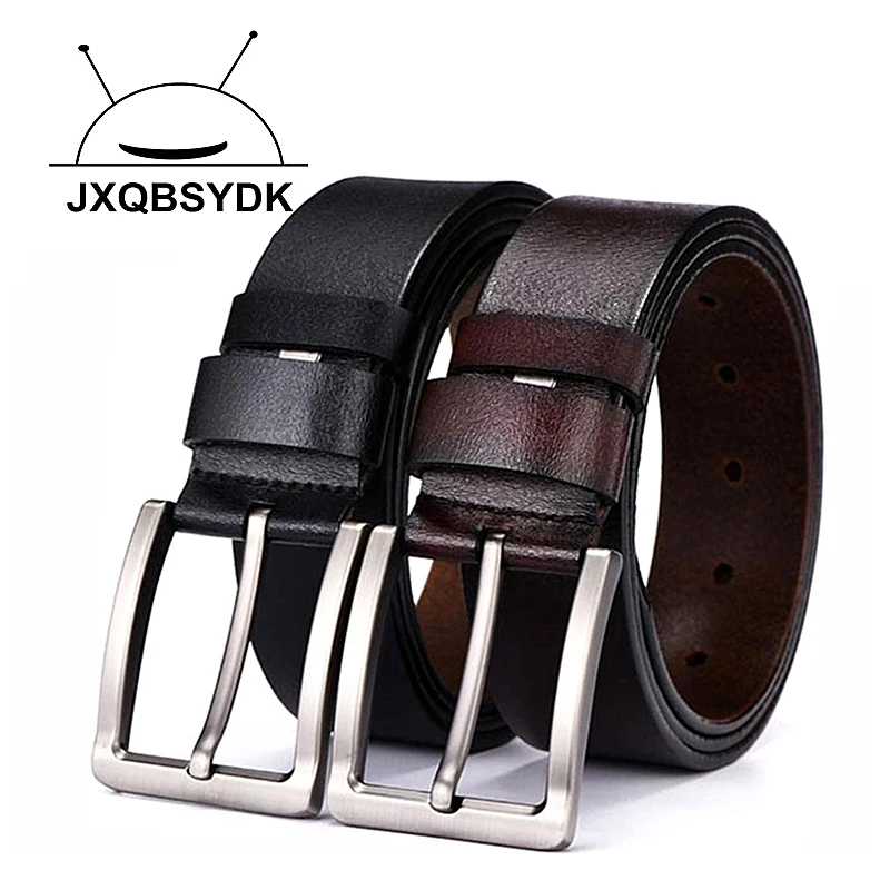 JXQBSYDK Luxury Brand Belts for Men Pin Buckle High Quality Genuine Leather Belts for Male Belts Cinturon Hombre
JXQBSYDK Luxury Brand Belts for Men Pin Buckle High Quality Genuine Leather Belts for Male Belts Cinturon Hombre
