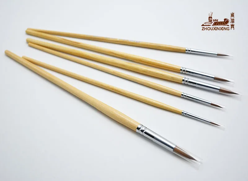 6pcs/box gift artist Professional high quality Natural color rod oil painting brush Watercolor Gouache brush Art Supplies
6pcs/box gift artist Professional high quality Natural color rod oil painting brush Watercolor Gouache brush Art Supplies