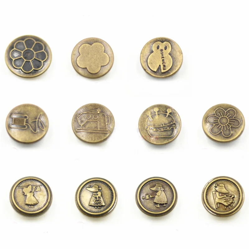 10 set 11 Style Metal Snap Fastener Press Stud Buttons Poppers Leather Craft Magnet Button DIY jacket Jeans Button 15-17mm
10 set 11 Style Metal Snap Fastener Press Stud Buttons Poppers Leather Craft Magnet Button DIY jacket Jeans Button 15-17mm