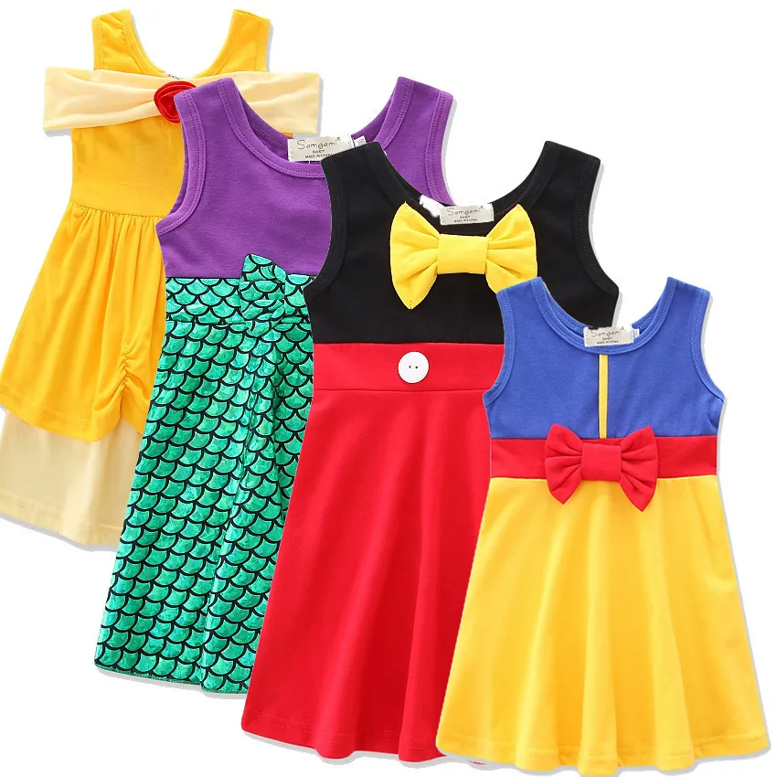 Dress for Girl Anna Baby Beauty and The Beast Costume Belle Dress Sleeveless Mickey Princess Party Vest Dresses 2 3 4 5 6 7 Y
Dress for Girl Anna Baby Beauty and The Beast Costume Belle Dress Sleeveless Mickey Princess Party Vest Dresses 2 3 4 5 6 7 Y