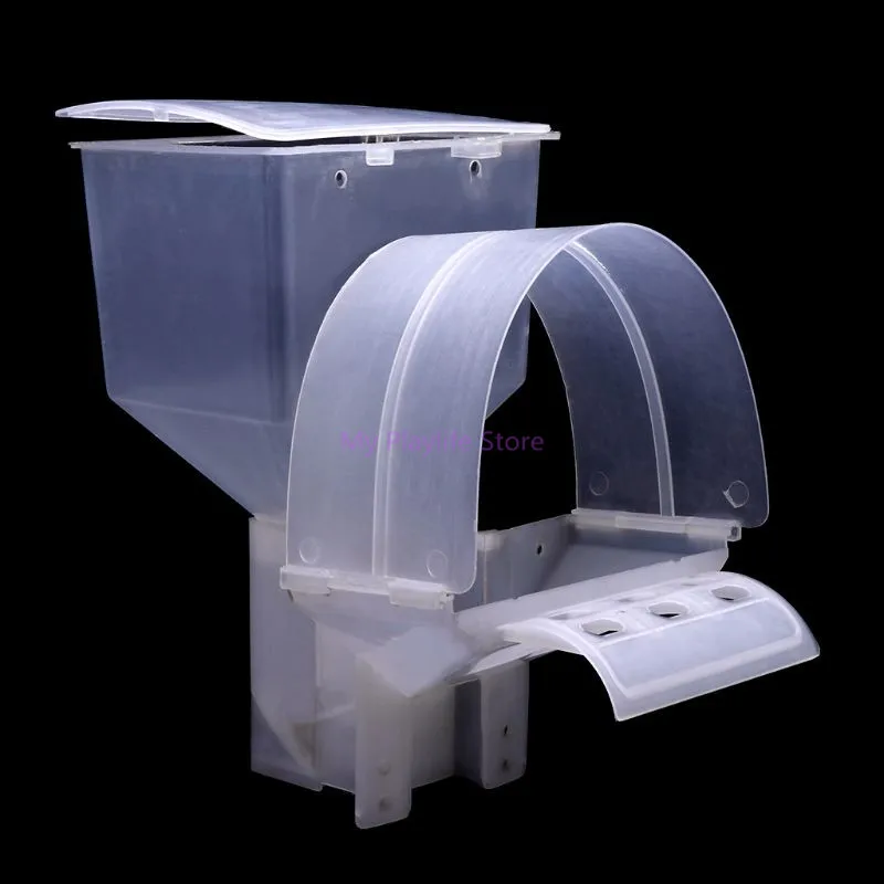 Pigeon Automatic Feeder Single Hole Feeding Case Hanging Cage Birds Parrot Food Dispenser Device Box Plastic Container C42
Pigeon Automatic Feeder Single Hole Feeding Case Hanging Cage Birds Parrot Food Dispenser Device Box Plastic Container C42
