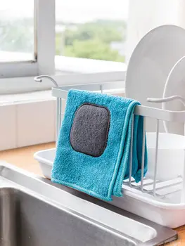 Kitchen Rag Dishwashing Towel Scouring Pad Absorbent Thickening Not Lint Oily Pot Pot Artifact Terry Cloth
Kitchen Rag Dishwashing Towel Scouring Pad Absorbent Thickening Not Lint Oily Pot Pot Artifact Terry Cloth