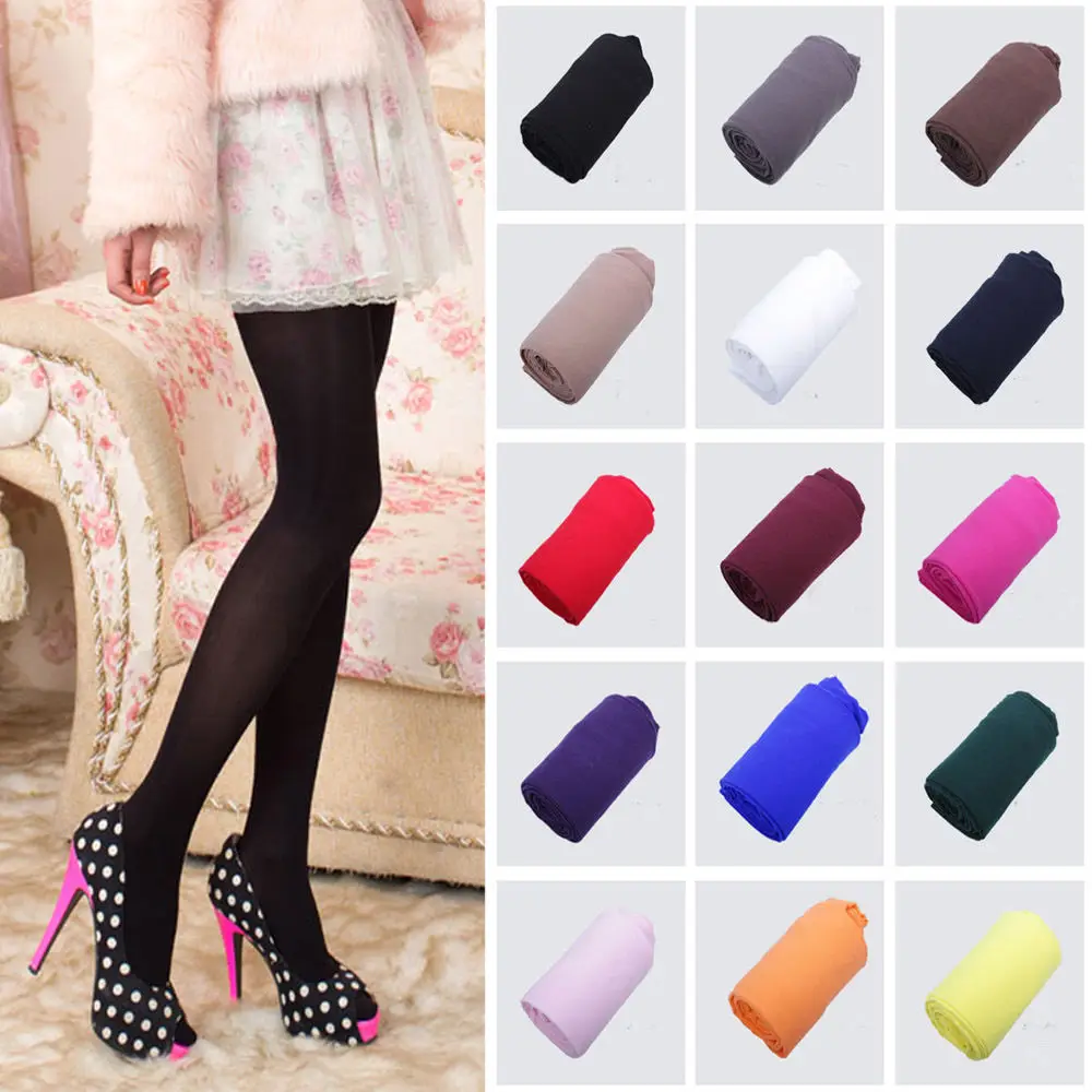 

Women Girls Candy Color 120 Denier Tights Pantyhose Stockings Hosiery One Size SCKLH0001