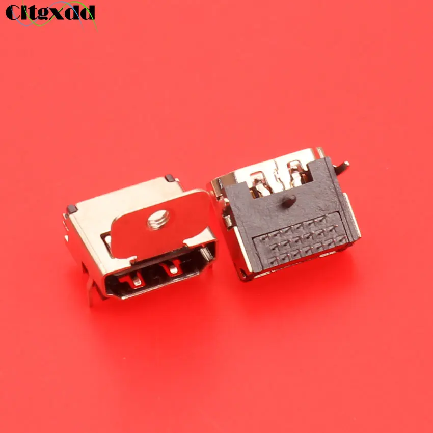 cltgxdd 19 pin HDMI Jack Female Socket interface connector 90 degree 3 rows pin (7pin+6pin+6pin) With fixed screw holes
cltgxdd 19 pin HDMI Jack Female Socket interface connector 90 degree 3 rows pin (7pin+6pin+6pin) With fixed screw holes