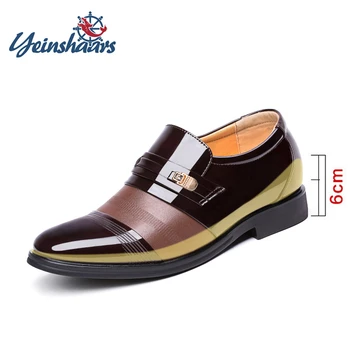 YEINSHAARS Fashion Height Increase Elevator Shoes 6 cm Invisibly Breathable Wedding Shoes Men Dress Shoes Business Male Flats
YEINSHAARS Fashion Height Increase Elevator Shoes 6 cm Invisibly Breathable Wedding Shoes Men Dress Shoes Business Male Flats