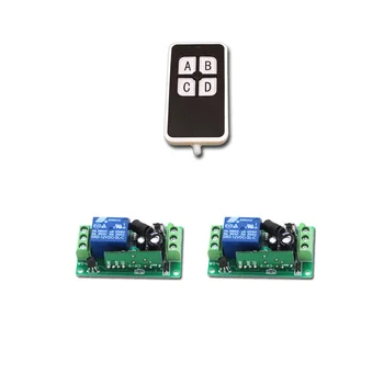 Latest DC9V 12V 24V Wireless Remote Control Switch RF Relay Remote Controller 2pcs Receiver & Transmitter with 4Key 315/433mhz
Latest DC9V 12V 24V Wireless Remote Control Switch RF Relay Remote Controller 2pcs Receiver & Transmitter with 4Key 315/433mhz