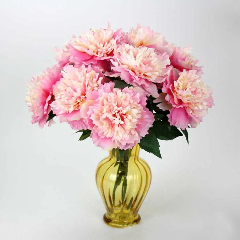 5 Stems Peony Artificial Silk Flowers 5-branch Bouquet Flores 15CM Fake Flower Head Home Party Mariage Wedding Decoration
5 Stems Peony Artificial Silk Flowers 5-branch Bouquet Flores 15CM Fake Flower Head Home Party Mariage Wedding Decoration