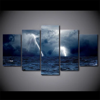 5 Pcs HD Printed Sea Storm Lightning Wall Art Pictures Modular Canvas Home Decor Painting HD Printed Poster Quadri Da Parete
5 Pcs HD Printed Sea Storm Lightning Wall Art Pictures Modular Canvas Home Decor Painting HD Printed Poster Quadri Da Parete