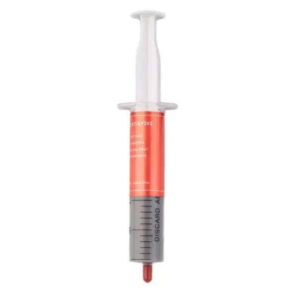 New 30g Syringe Thermal Grease gray CPU Chip Heatsink Paste Conductive Compound ABS Material Wholesale
New 30g Syringe Thermal Grease gray CPU Chip Heatsink Paste Conductive Compound ABS Material Wholesale
